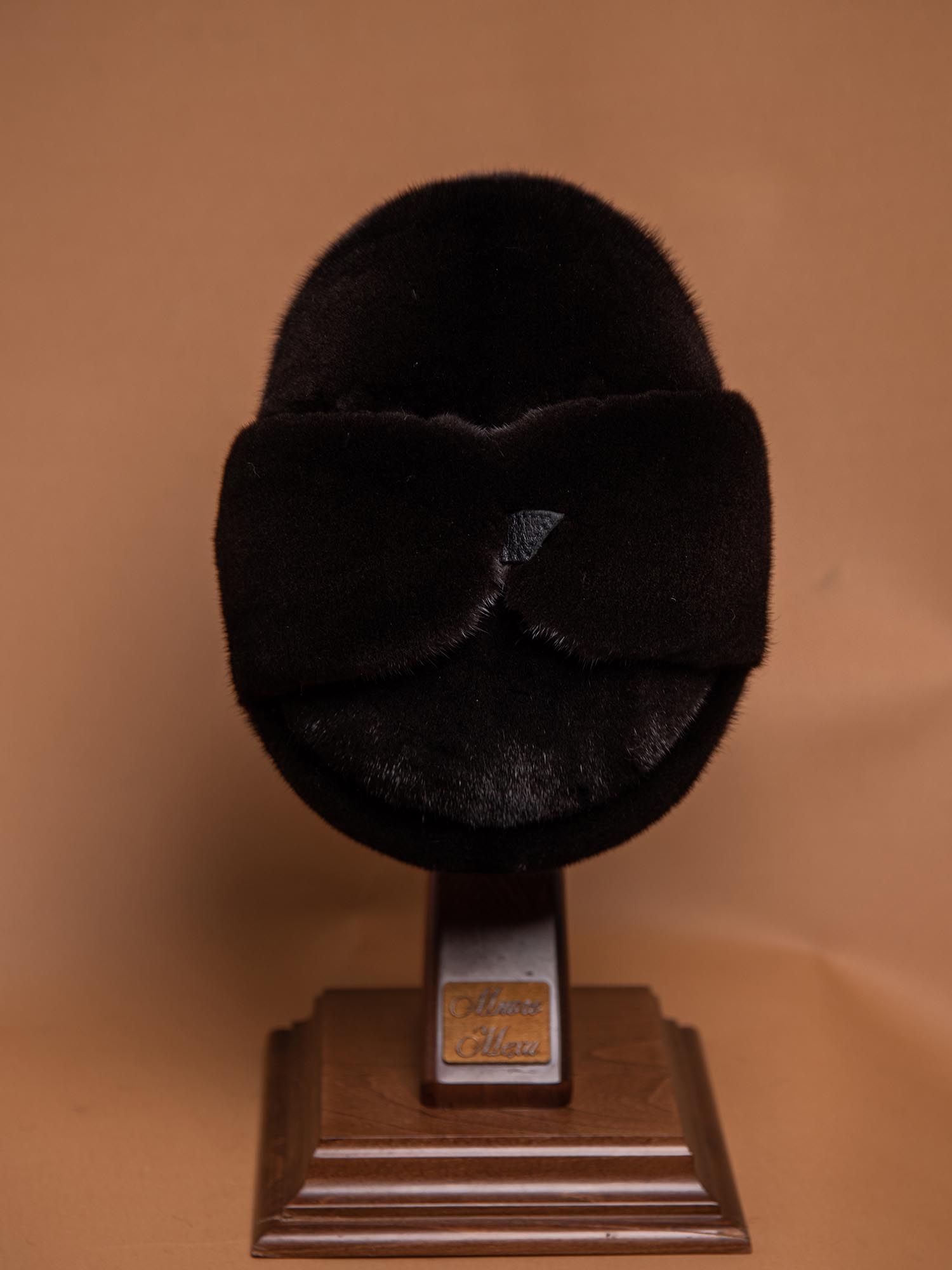 Кепка низкая из меха норки, арт. КК-226