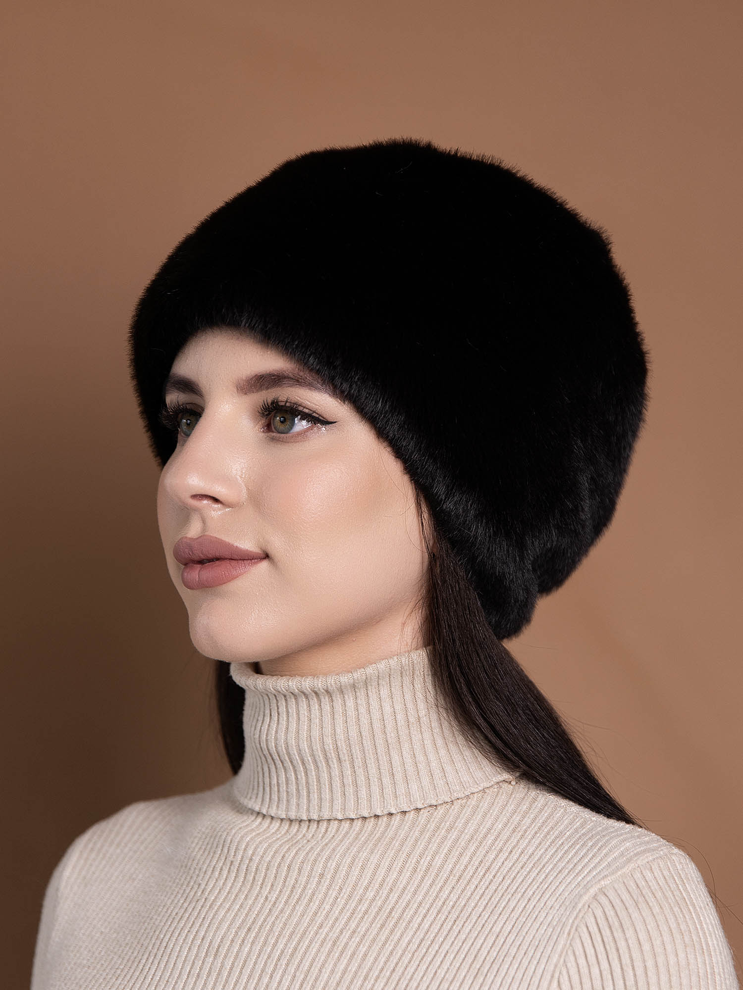 Кубанка из искусственного меха норки, арт. МР-064