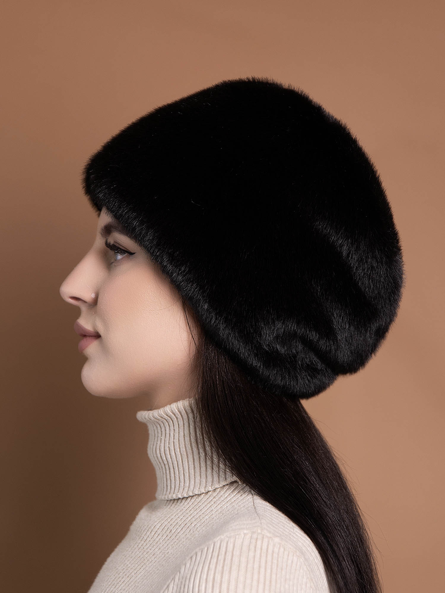 Кубанка из искусственного меха норки, арт. МР-064