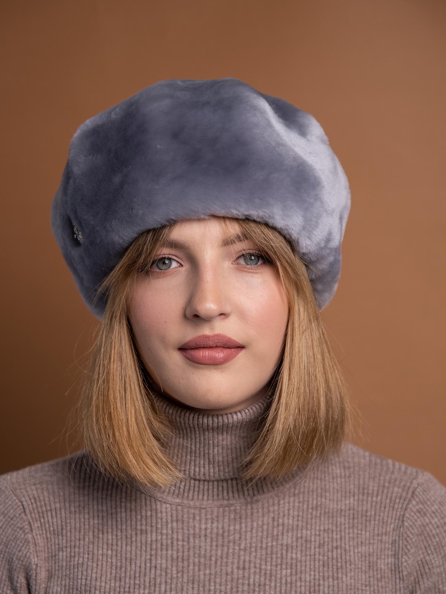 Берет из меха овчины, арт. ШЗ-607
