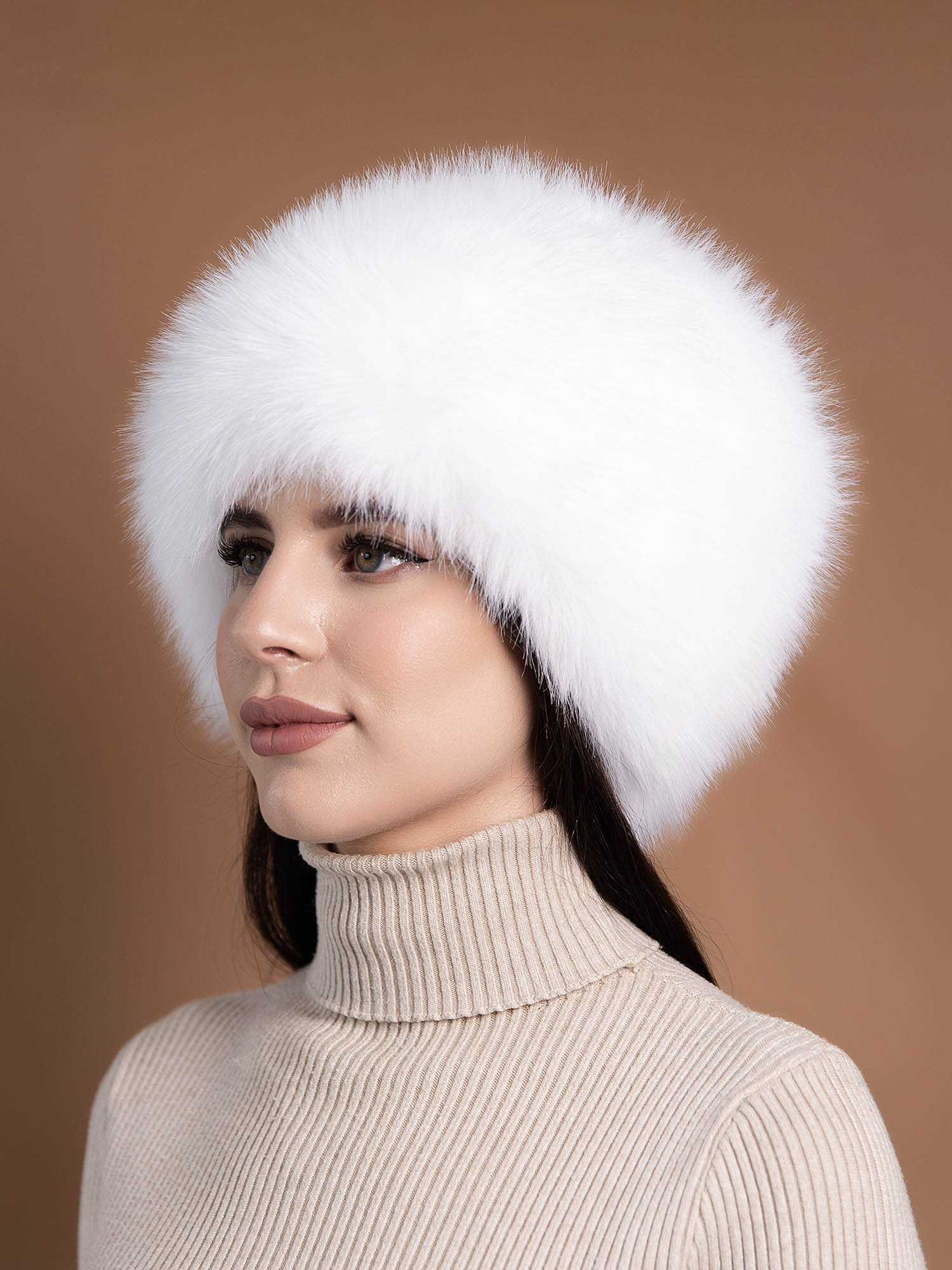 Кубанка из искусственного меха песца, арт. МР-053