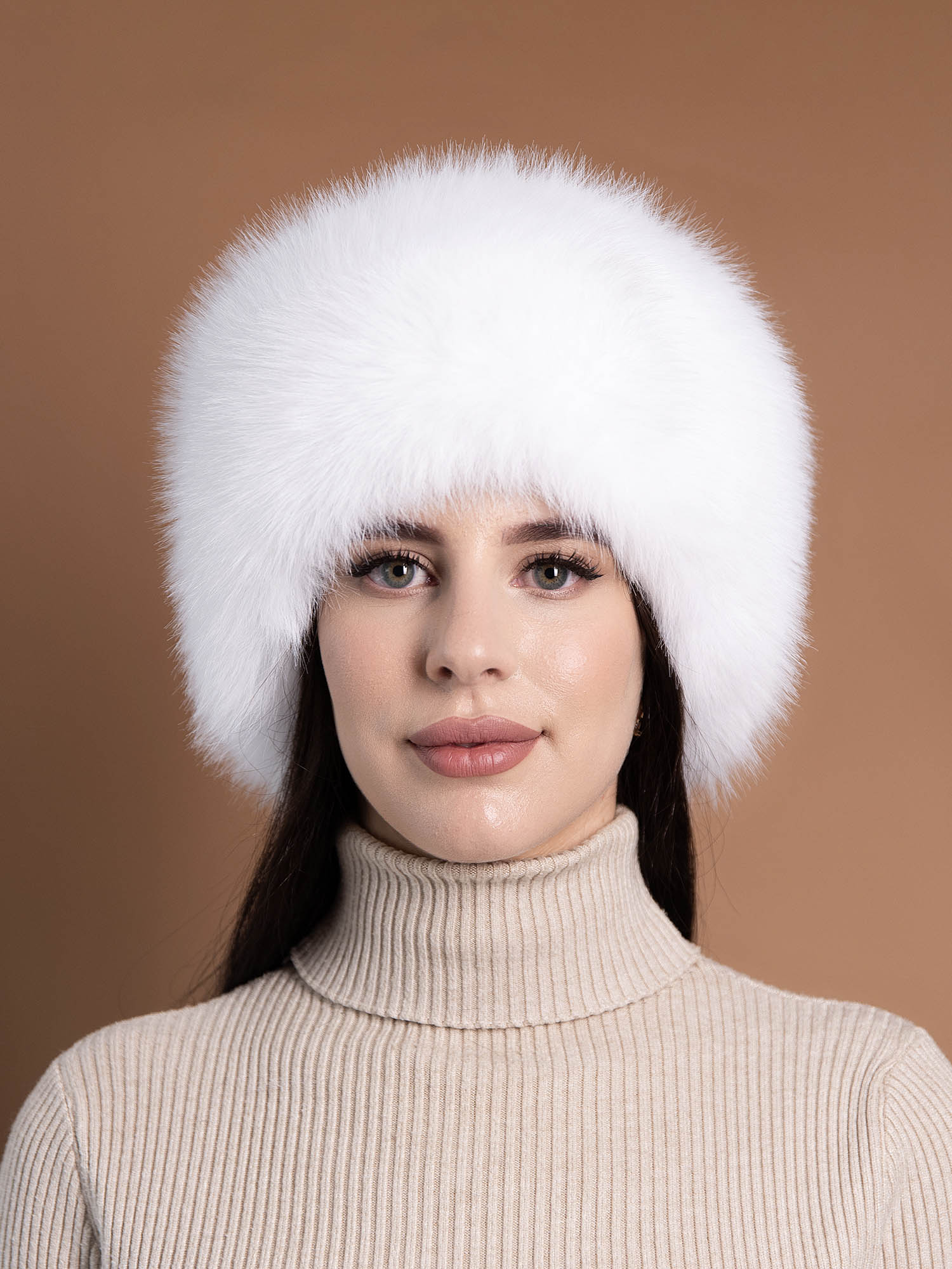 Кубанка из искусственного меха песца, арт. МР-053