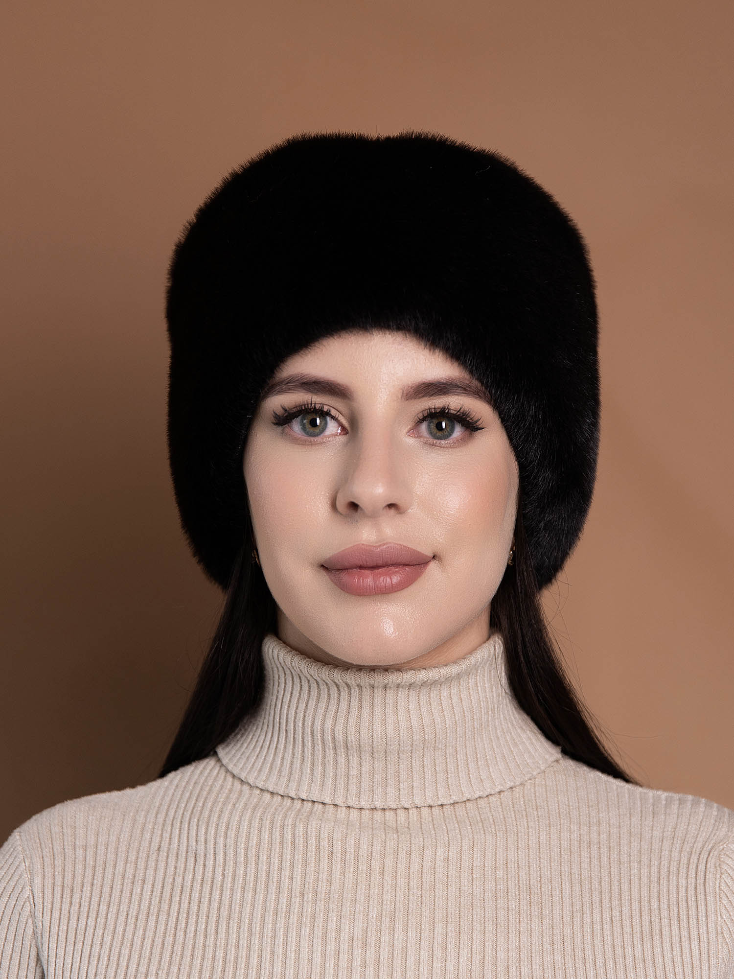 Кубанка из искусственного меха норки, арт. МР-064