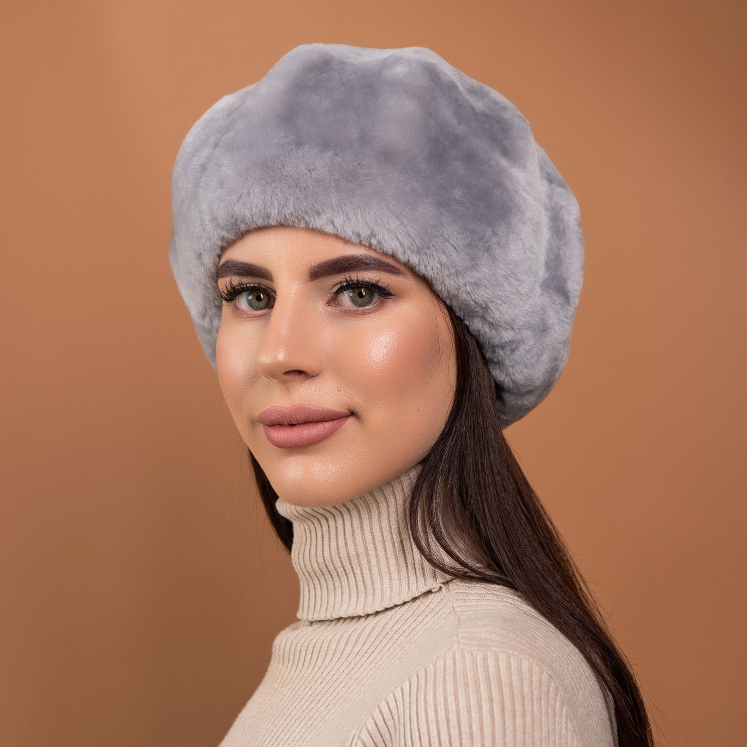Берет из меха овчины, арт. ШЗ-607