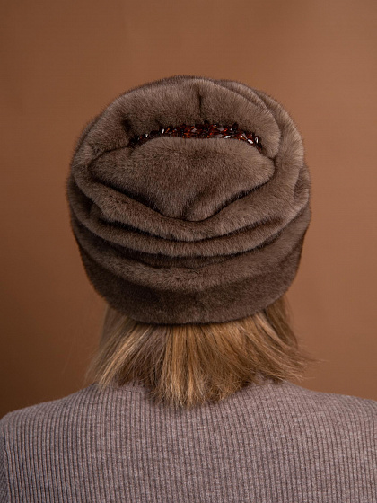 Шапка из искусственного меха норки, арт. МР-191